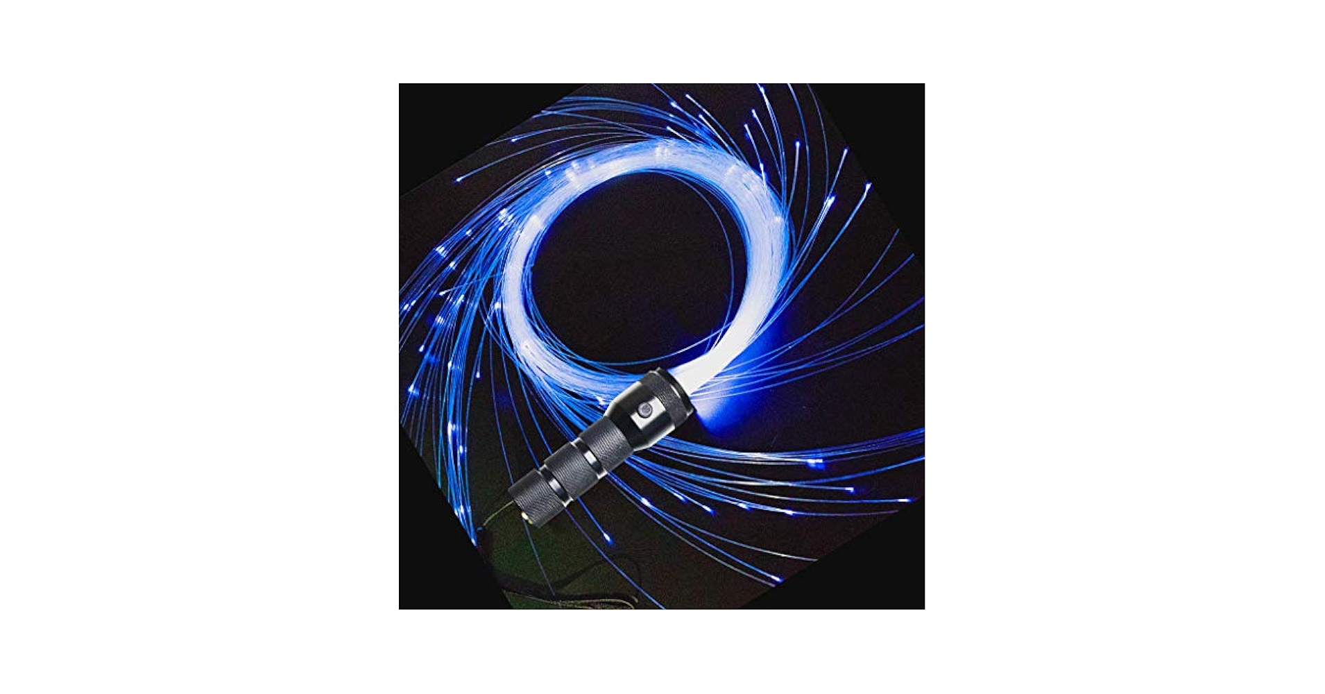 Amazon.com: AZIMOM LED Fiber Optic Dance Whip Space Whip 6ft