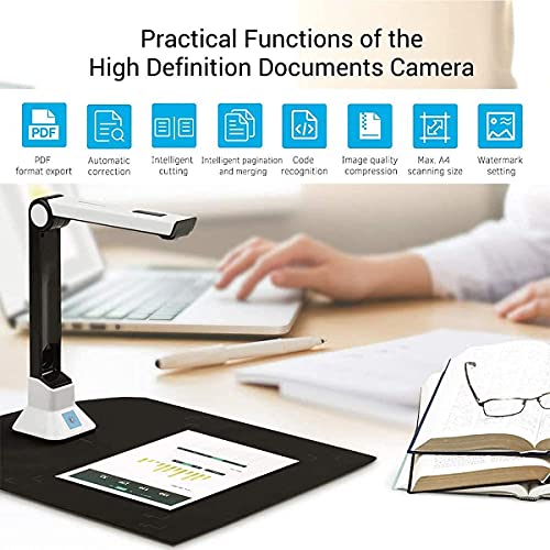 Document Camera, Portable Document Scanner HD, OCR Multi-Language Recognition-8MP, Compatible for Teachers, Remote… - Image 6