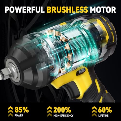 Image of Cordless Impact Wrench, 1 /2-Inch, 1000Ft-lbs, 4.0Ah