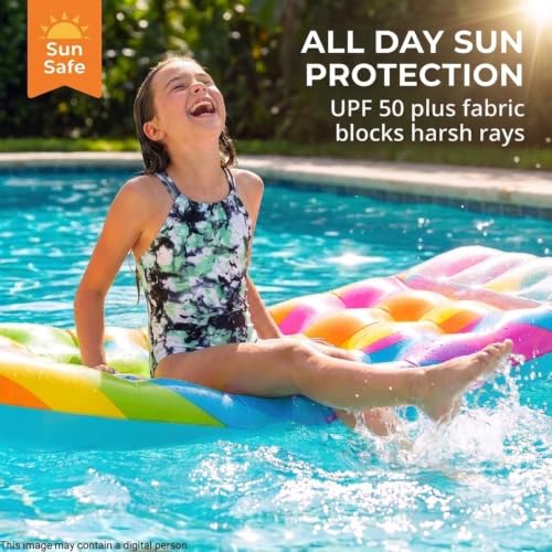 Image of Kanu Surf Girls Jasmine Beach Sport Halter One Piece Swimsuit