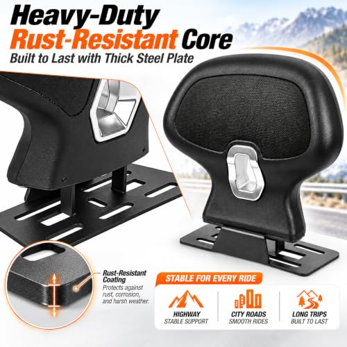 LUBELE Universal Motorcycle Backrest