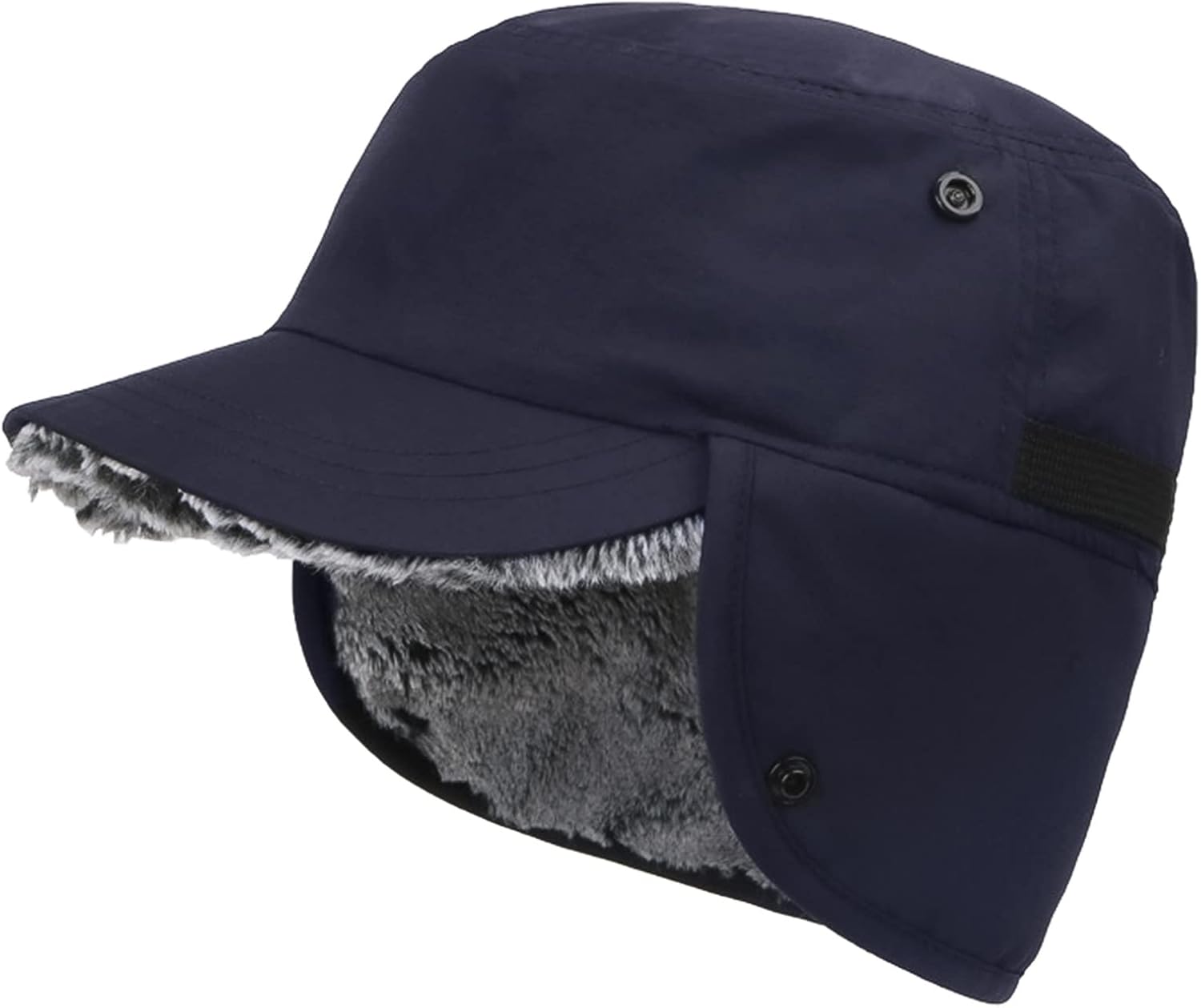 Russische Wintermütze Mit Maske - Thermomütze Für Outdoor Aktivitäten