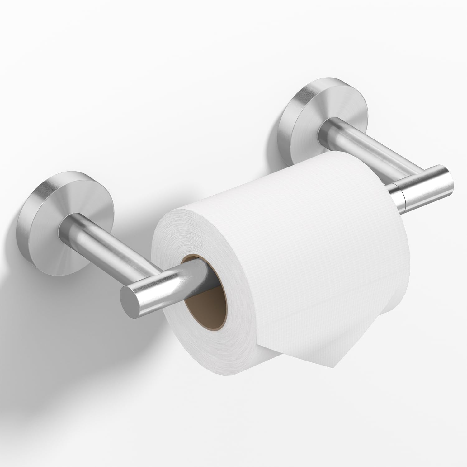 HITSLAM Matte Black Toilet Paper Holder, Double Post Pivoting, SS304 — Amazon image 10