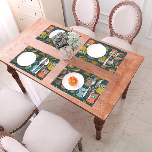 Set de table antidérapant PVC lavable protégeant la table des taches d'enfants - 5