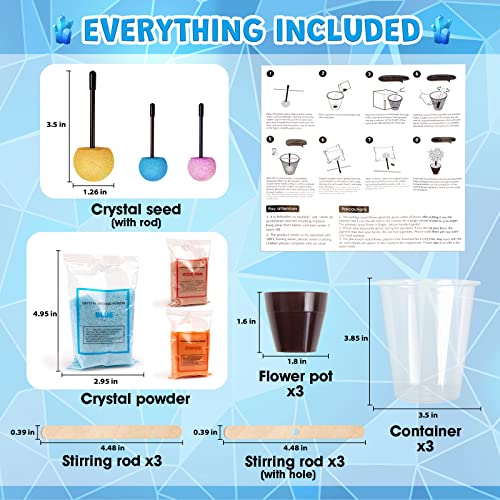 GobiDex Crystal Growing Kit, Science Kits for Kids Age 8-12, Grow Fast in (24H) Science Experiments Lab Toys, DIY STEM Projects Learning & Educational Toys, Crafts Gift Boys & Girls Ages 6 7 8 9 10 12 - Image 7