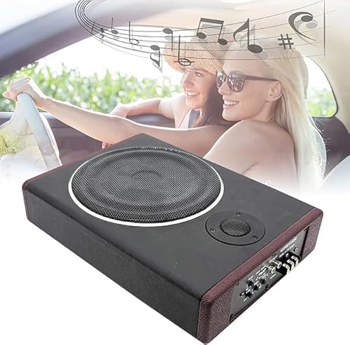MEHOOSPVN 8 Inch 600W Underseat Car Subwoofer System