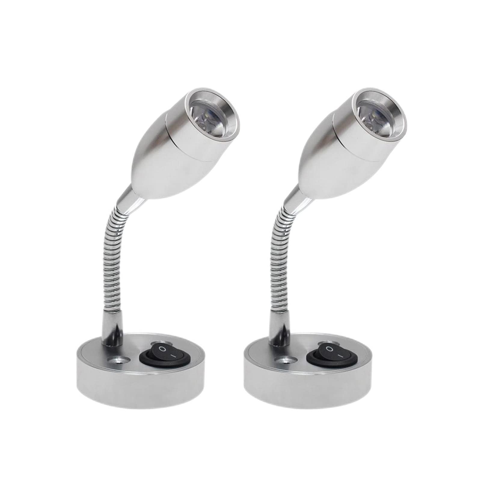 24 V/12 V RV Illuminazione LED Luce del Punto Caldo Car Interior Yacht Lampada Da Lettura A Led Interruttore Camper for Van Caravan VAN Barca,Risparmio di spazio compatto(C)