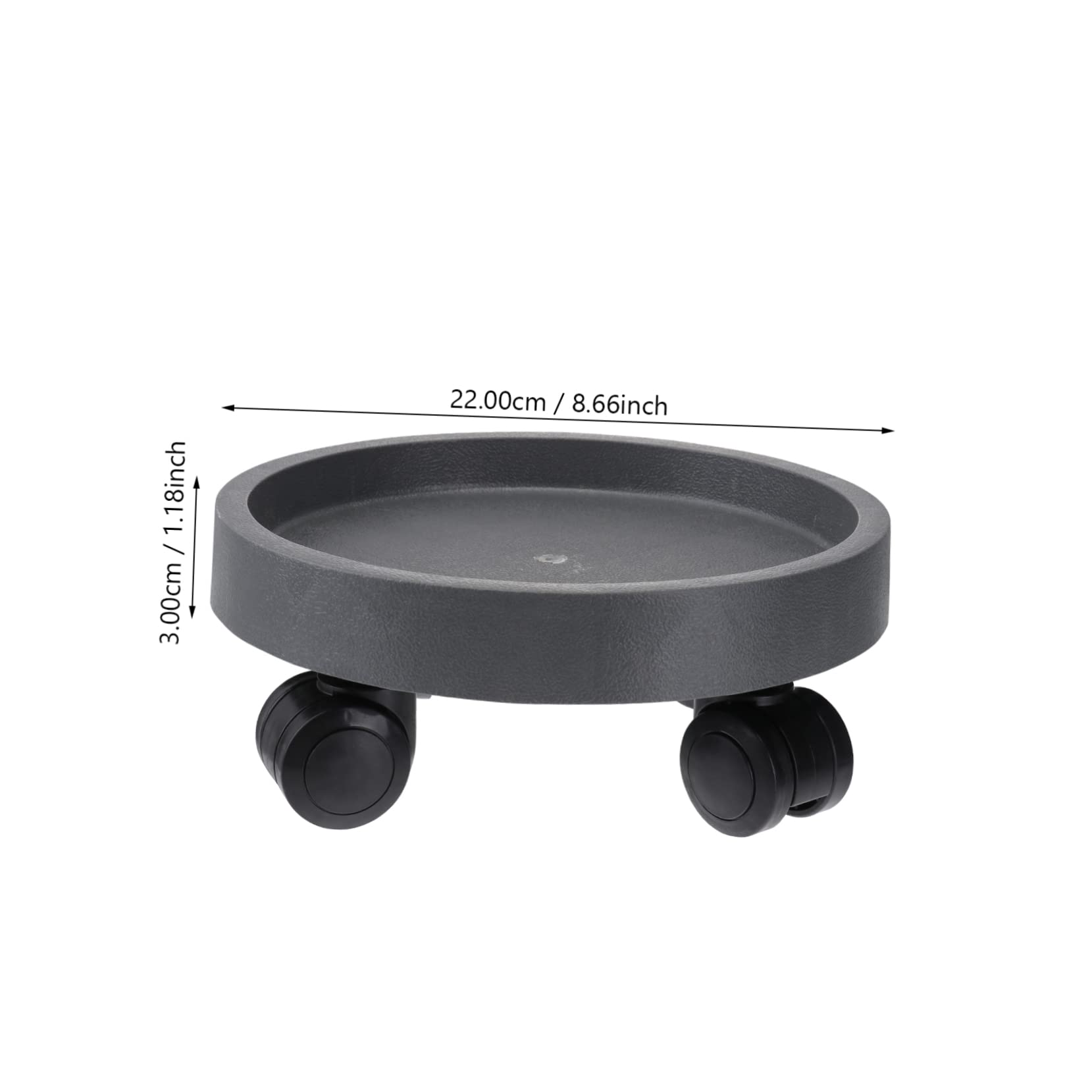 VICASKY Large Plant Pots Base Outdoor Planters Thick Flowerpot Tray Home Decorative Plant Holder