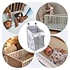 MOTHNUR Organizador Colgante para Cuna con Diseño de Animales Almacenamiento para Cambiador de Ñiño Bolsa Suave E Hipoalergénica para Habitación Infantil Solución Ligera y Portátil #3