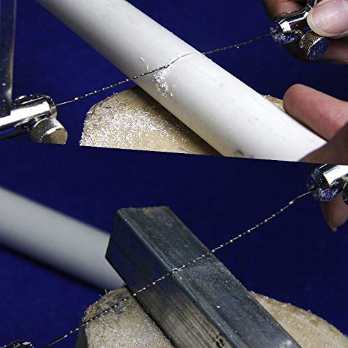 SaditY 48pcs 130mm Spiral Scroll Saw Blades Hand Fret Coping Saw Blade for Wood Cutting (Size : MSSB02 TPI44)