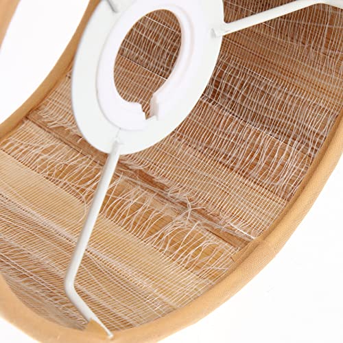 Image of Zerodeko Elegant Vintage Style Bamboo Lampshade Rattan Lamp Shade Cover for Desk Lamp