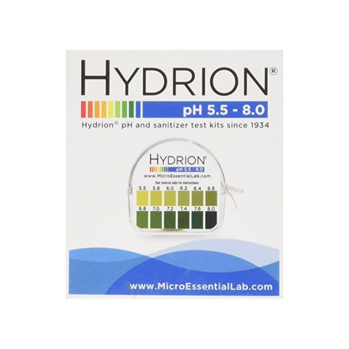 Buy Ph. Test Tape Dispenser Hydrion Papers Strips Made for Saliva Or