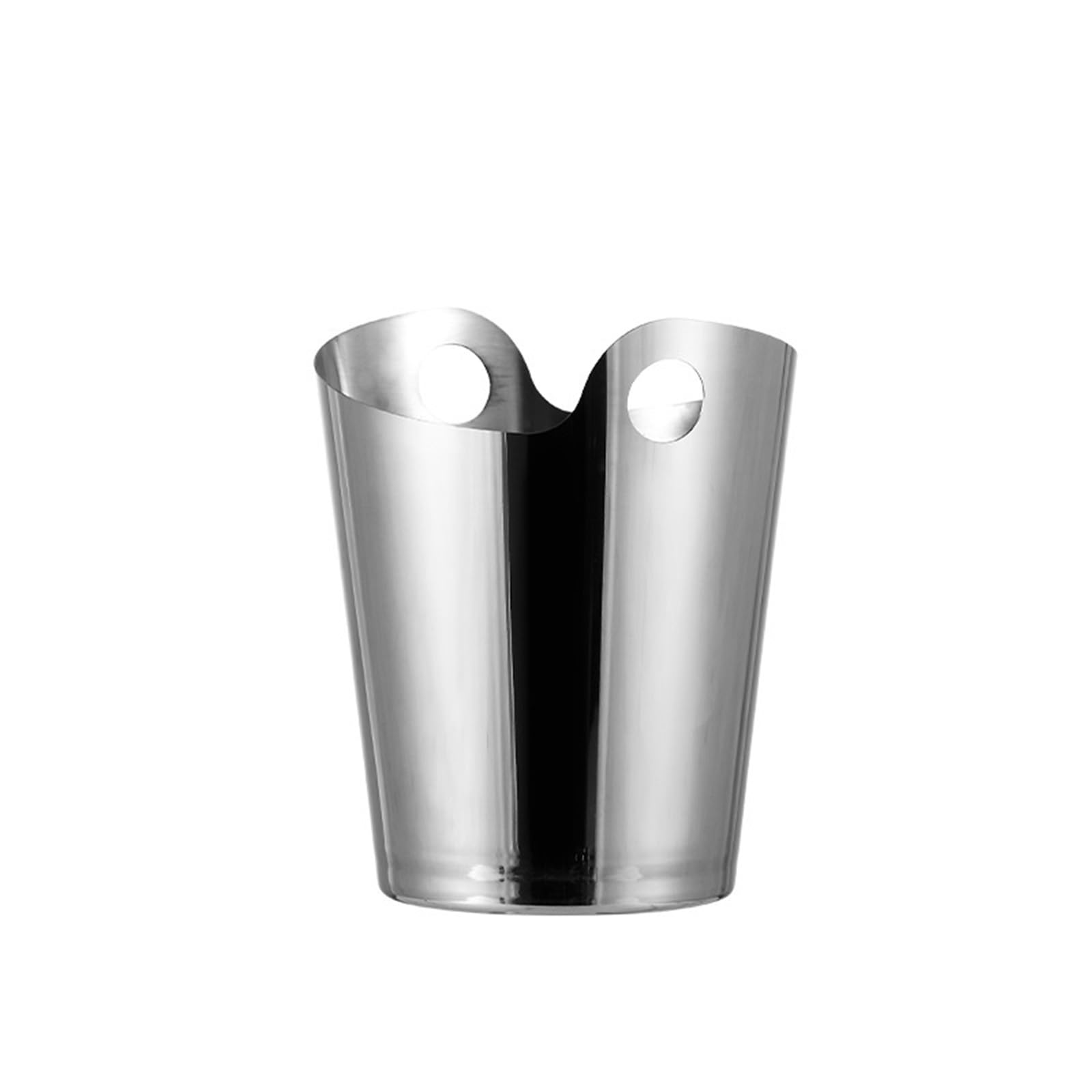 Lijiaxiuyc-101 ice bucket Stainless Steel Ice Bucket With Carrying Handle For Wine Champagne Beer KTV Clubs Bar Parties champagne bucket(Silver)