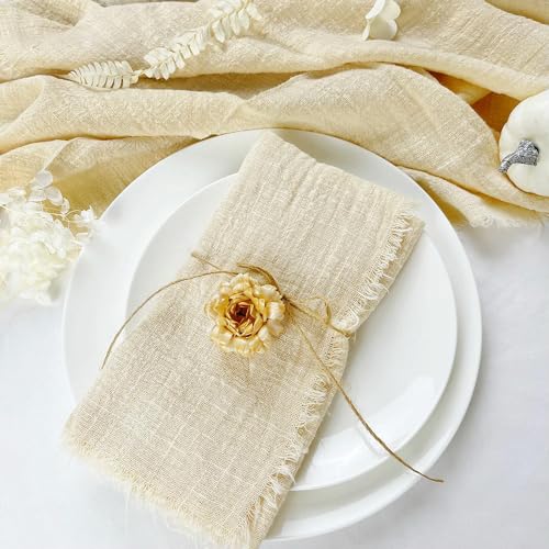 Servilletas de gasa de algodón reutilizables de 32x32 cm de alta absorción y textura suave 4