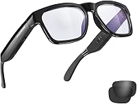 Vista 11 de OhO sunshine Bluetooth Glasses: Voice Control and Open Ear Style Smart Glasses to Listen Music & Calls, UV400 Protection Lens