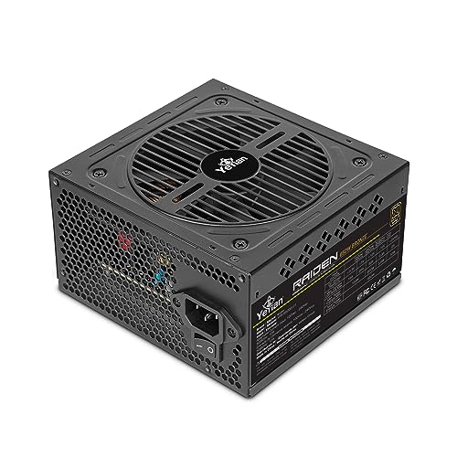 Ya en mundofriki.es: YEYIAN Raiden 650W Fuente de Alimentación No Modular PC 80+ Bronce | PCIE 6+2 | ATX 12V Ver 2.0 | 80 Plus Bronze | Cables Planos | Ventilador 120mm | PC Gaming Compatible Intel Nvidia AMD (Negro)