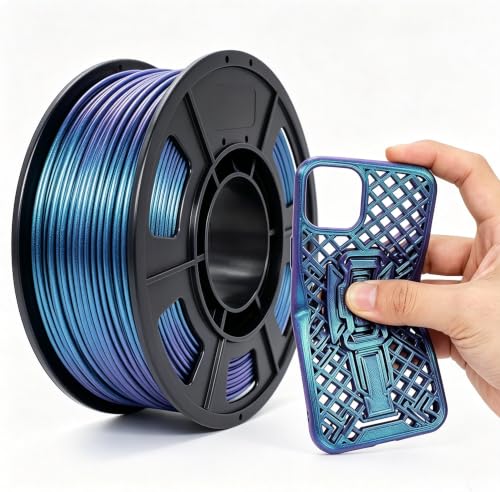 Image of 95A Chameleon TPU Filament 1.75mm,TPU Chameleon Color Blue 250g