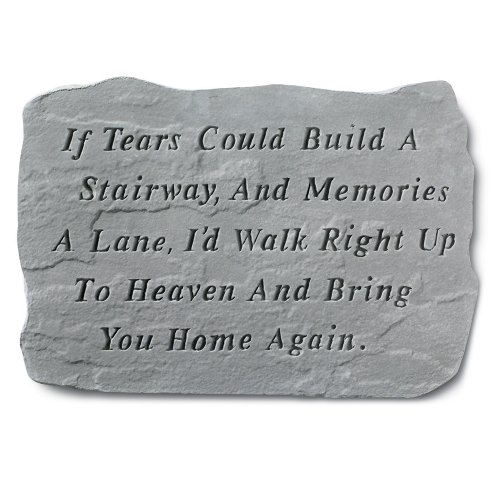 Design Toscano If Tears Could Build A Stairway: Cast Stone Memorial Garden Marker