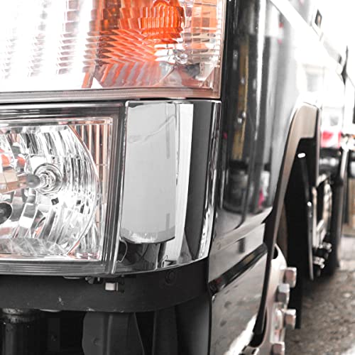 三菱ふそう ブルーテックキャンター 標準 ワイド フロント メッキ コーナーレンズ メッキパーツ ブルーテック キャンター アトラス カゼット トラック メッキ