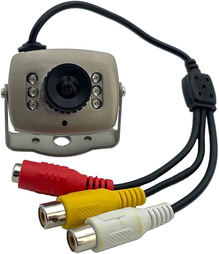 CCTV 1/3 CCD 1000tvl 6mm Indoor/Outdoor 6pcs IR LEDs Mini Video Camera Day/Night Waterproof Security Surveillance Camera with Bracket