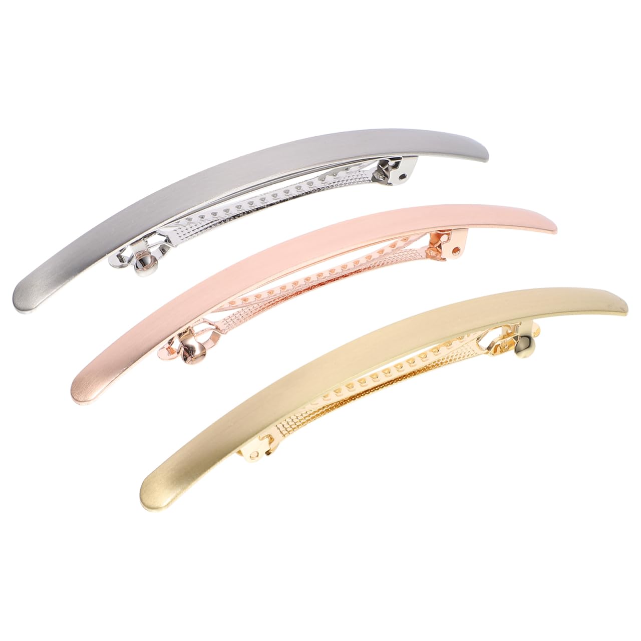 FRCOLOR Elegant One-Line Hair Clip 4-Inch Non-Slip Styling Accessory for Women Perfect for Parties Weddings and Everyday Use