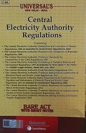Buy Central Electricity Authority Regulations- Latest Edition Book ...