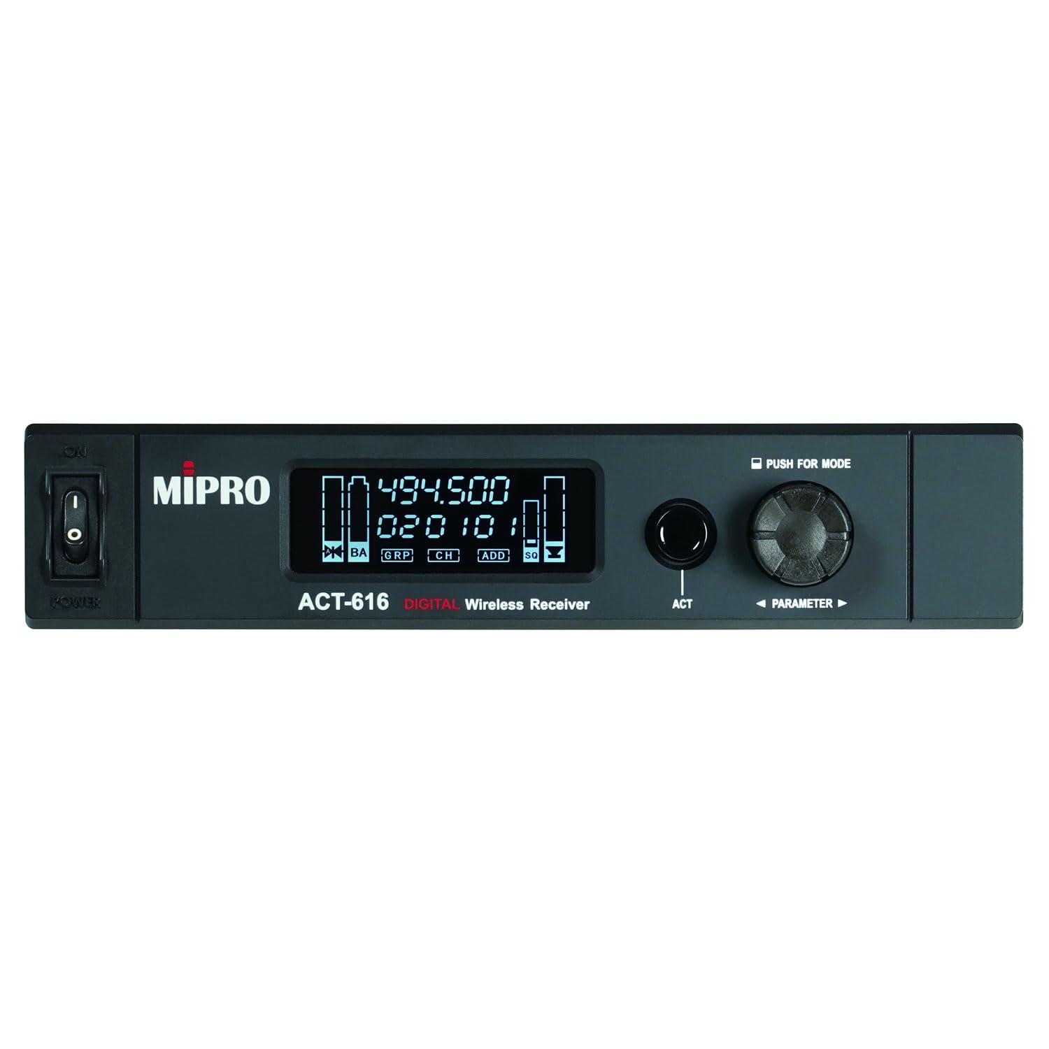 MIPRO ACT-616 1-kanałowy odbiornik 494-542 MHz z mikrofonem nadajnika ręcznego