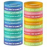 Xingch Juego de pulseras motivacionales, ideal para cumpleaños y diversos eventos