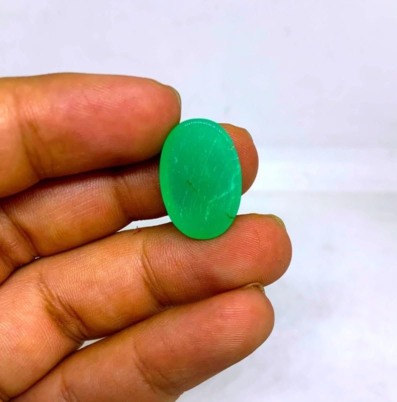 Chrysoprase naturelle pour fabriquer un pendentif unique en pierre - 5