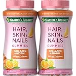 Nature's Bounty Biotin and Collagen, Citrus-Flavored Gummies, 80 Ct (2 Pack)