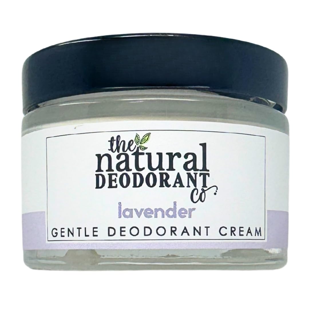 Gentle Deodorant Cream Lavender 55g, Aluminium Free, Plastic Free, Sensitive Skin