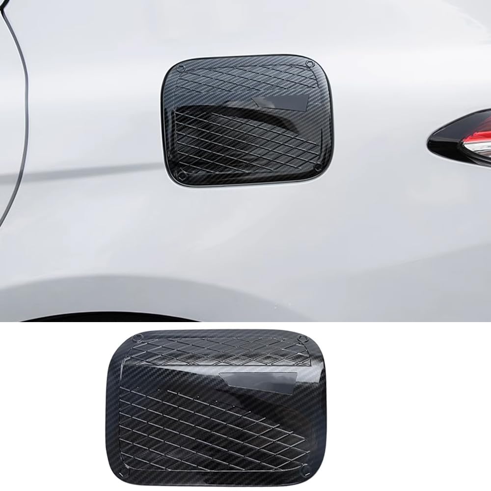 Blazeray for Toyota Camry 2018-2021 Special Anti Scratch Anti Corrosion Material Fuel Tank Cover Decorative Patch Camry Fuel Tank Protection Cover Modification Exterior Accessories .?Carbon Fiber?