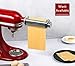 Pasta Roller Attachment for KitchenAid Stand Mixer, Stainless steel Pasta Roller Attachment with 8 Adjustable thickness knob, Stainless Steel Pasta Maker accessory Machine