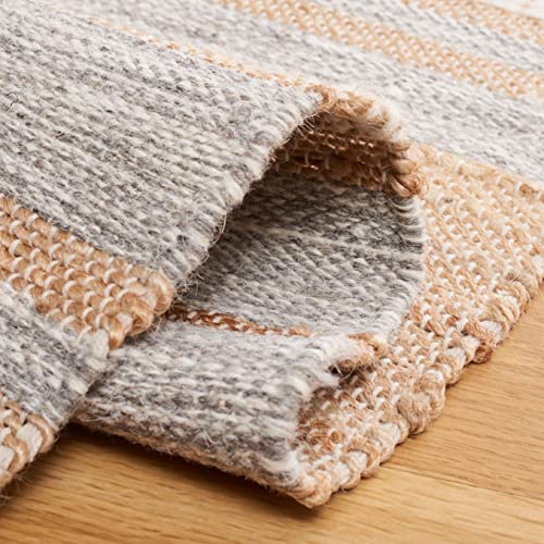Tapete SAFAVIEH Kilim 8x10 Natural y Gris miniatura 7