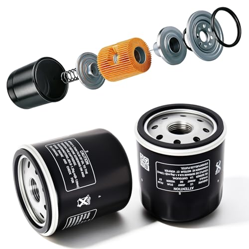 Wadoy 2 Pack 52114 Filter Compatible with Hydro Gear Oil Transmission Filter Replaces for Toro/Exmark 109-3321 Ariens/Gravely 21545100 Bad Boy 063-1050-00 Husqvarna 539113466 Ferris 5101026X1