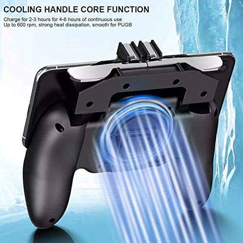 Controlador de juegos para móvil portátil con joystick y ventilador 8