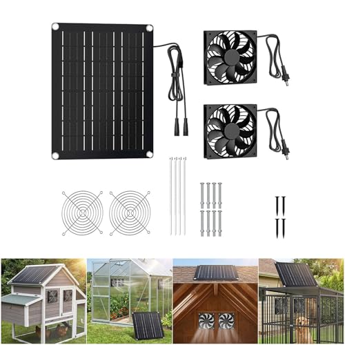 Extractor solar doble de alta ventilación para regular la temperatura en zonas de acampada 3