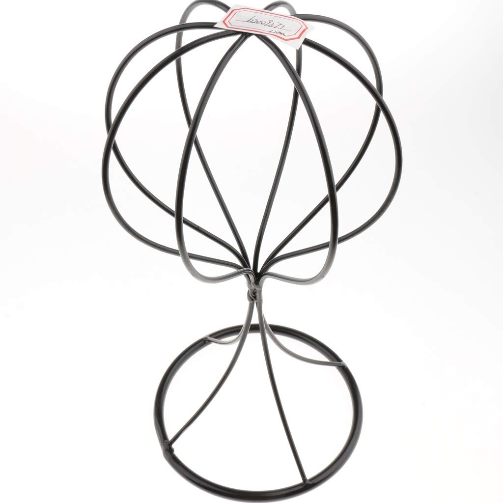 Hut- & Perücken-Ständer Aus Metall – Freistehend, Kuppelform, 33 Cm Hoch