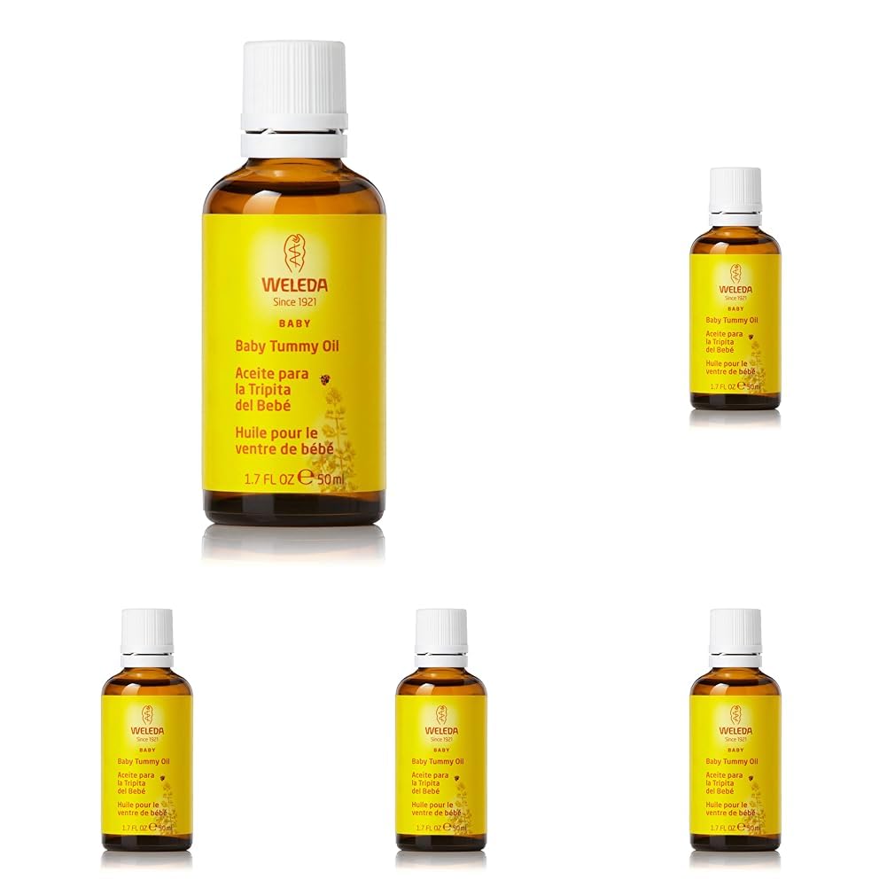 Weleda Baby Tummy Oil, 50 ml (Packung mit 5)