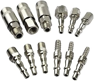 Air Line Hose Compressor Fitting Connector Quick Release Set 1/4 inch 3/8 BSP AT360