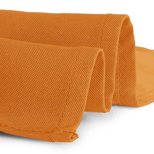image for Gee Di Moda Cloth Napkins - 17 x 17 Inch Orange Dinner Napkins - Set o