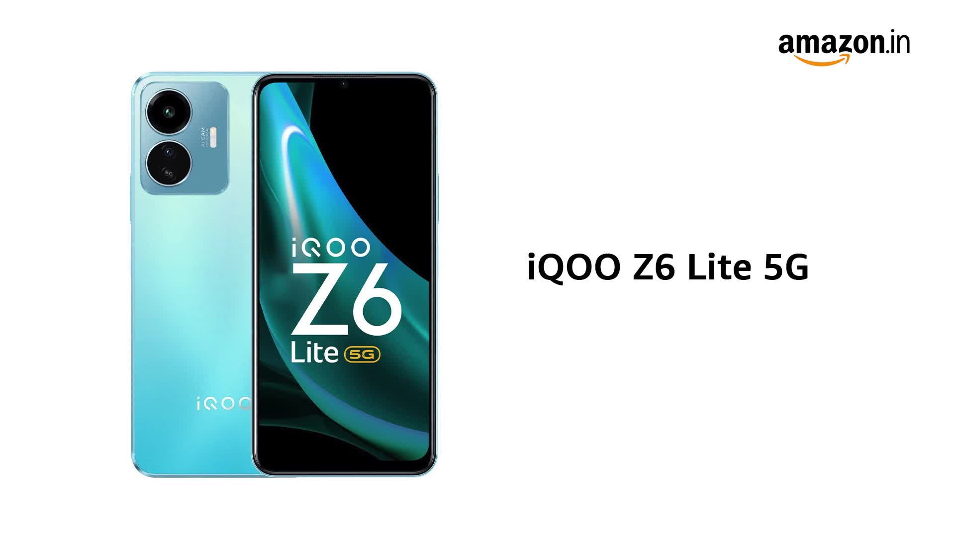 iQOO Z6 Lite 5G (Stellar Green, 6GB RAM, 128GB Storage) | World's