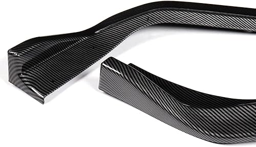 Miniatura 2 de Q1-TECH, 3 piezas de parachoques delantero compatible con Lexus IS250 IS350 F-Sport 2014-2016, alerón de borde delantero para parachoques de aire,