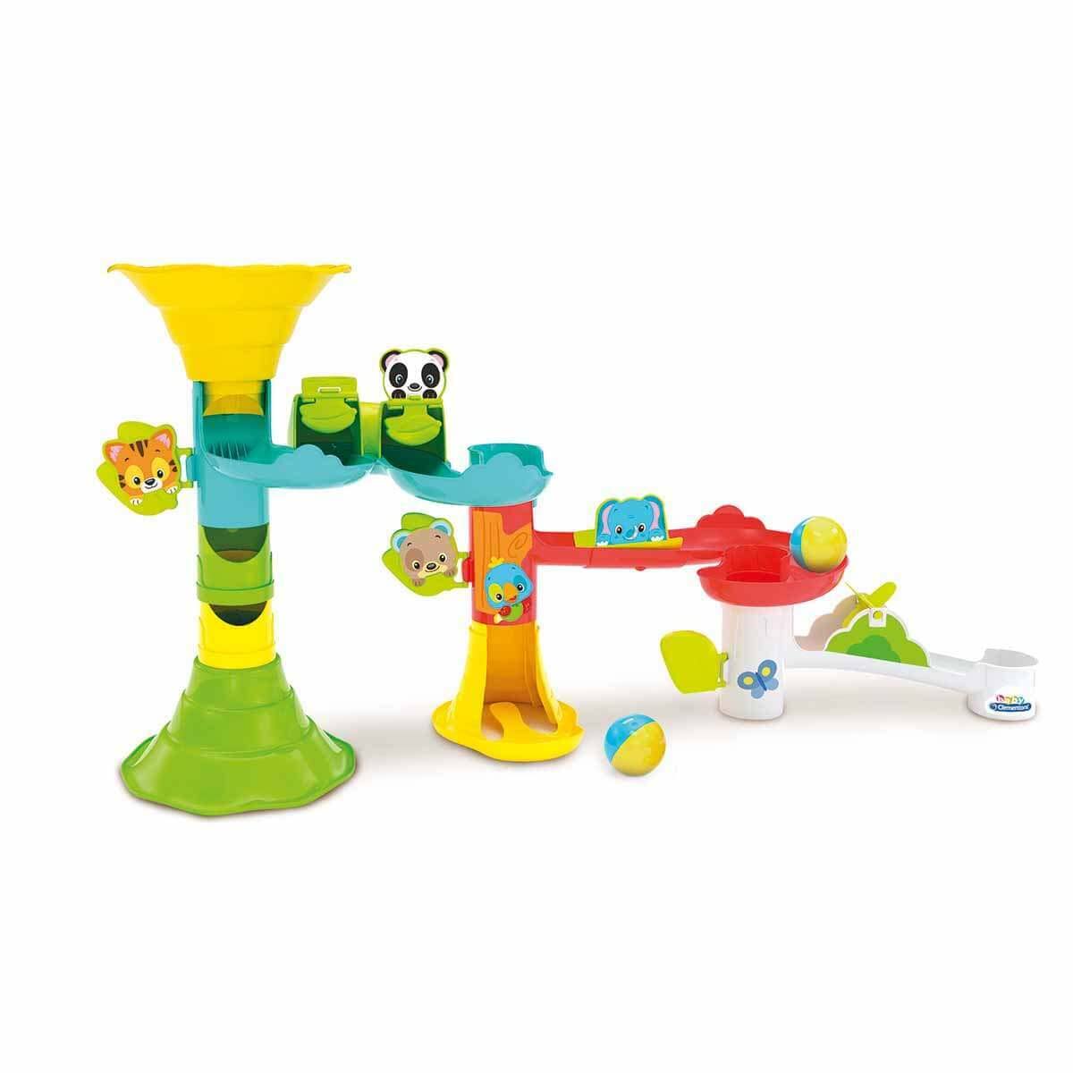 Clementoni - 17337 - La Torre delle palle degli Animali, bambino 18 Mesi