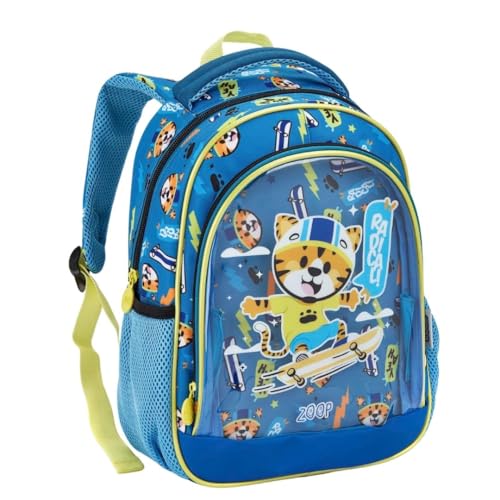 Mochila Creche Infantil Frente Transparente TIGRE