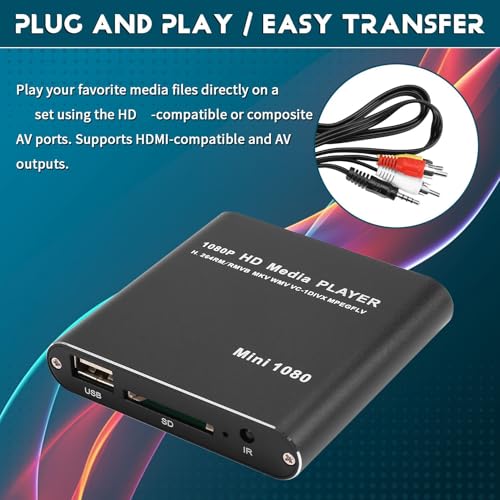 Lecteur multimédia Full HD 1080p compatible codec H.264 et RMVB - 2
