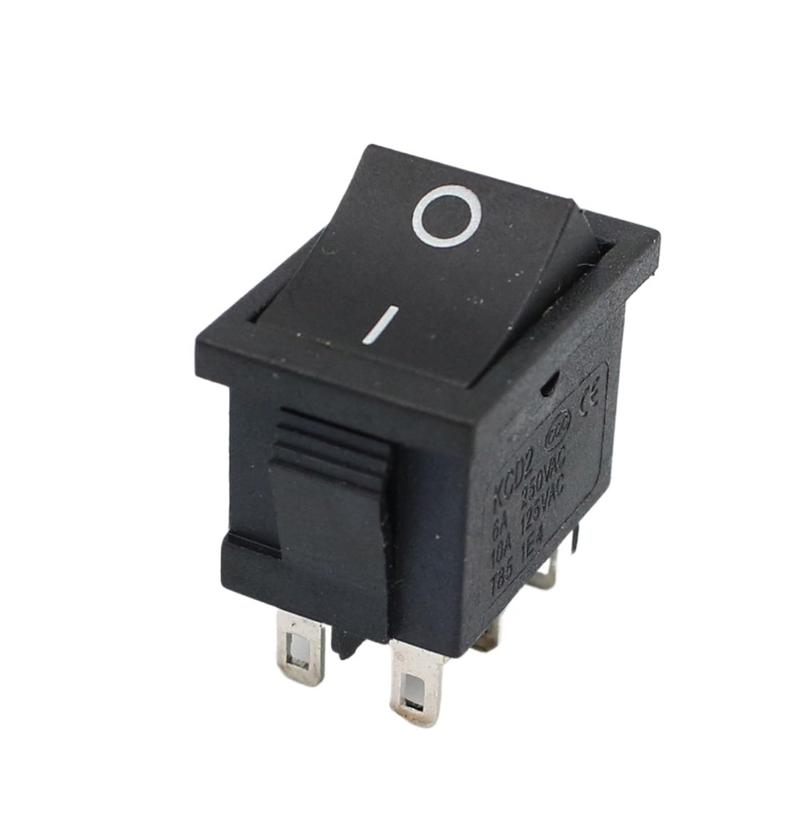 IDGTTLDF 1PCS KCD1 ON-Off 15 * 21mm Black 3 Pin / 6 pin On/Off/On Rocker Switch AC 6A/250V10A/125V(6 pin On - Off)