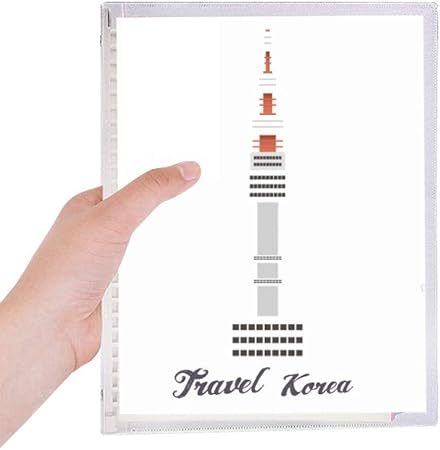 Amazon 韓国におけるソウルタワー 硬質プラスチックルーズリーフノートノート ノート 文房具 オフィス用品