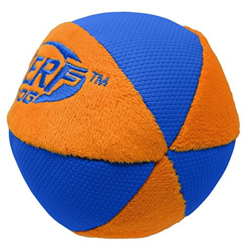 Nerf-Dog-Trackshot-Ball-Dog-Toy-with-Interactive-Squeaker-and-Crunch-Lightweight-Durable-and-Water-Resistant-45-Inches-For-MediumLarge-Breeds-Single-Unit-BlueOrange Nerf Dog Trackshot Ball Dog Toy with Interactive Squeaker and Crunch Lightweight Durable and Water Resistant 45 Inches For MediumLarge Breeds Single Unit BlueOrange
