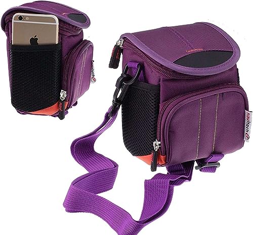 Housse jumelles compactes violette étui de voyage compatible FLYANT